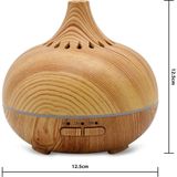Airstorr Aroma Difüzörü Ultrasonik Hava Nemlendirici 150 Ml, 24 Saat Zamanlayıcı, 7 LED Renk, Aroma Terapi Fonksiyonu, Sessiz, - Açık Kahverengi