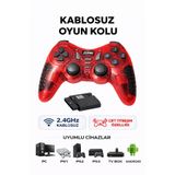 Aırstorr Kablosuz Oyun Kolu 2.4GHz – PC, PS1, PS2, PS3, TV Box ve Android Uyumlu – Çift Titreşimli Gamepad