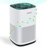 Airtok H13 True Hepa Filtreli Hava Temizleyici, 75 M² Kapsama, Sessiz Uyku Modu & Gece Lambası - Beyaz