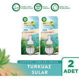 AirWick Turkuaz Sular 19 ml Elektrikli Oda Kokusu (2 adet)