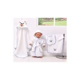 Airycot 5 Parça Bebek Bornoz Seti Mavi Ayı