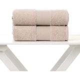 Airycot Bej 70X150 2'li Set Banyo Havlusu - 70 x 150 cm