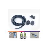 AiryFooT Akıllı Bağcık, Pratik Lastikli Ayakkabı Bağcığı 100 Cm ( Gri )
