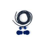 AiryFooT Akıllı Bağcık, Pratik Lastikli Ayakkabı Bağcığı 100 Cm ( Lacivert Çizgili )