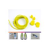AiryFooT Akıllı Bağcık, Pratik Lastikli Ayakkabı Bağcığı 100 Cm ( Sarı )