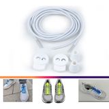 Airyfoot Akıllı Bağcık, Pratik Lastikli Ayakkabı Bağcığı ( Beyaz ) - Beyaz - Buz
