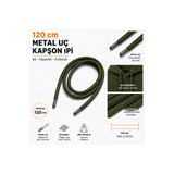 AiryFooT Eşofman ve Kapşon İpi Metal Uç Hoodie Sweatshirt Bağcığı ( Haki Yeşil )1 Adet