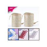 AiryFooT Krem Simli 120 Cm Simli Yassı Bağcık, Bot, Spor, Converse, Günlük Ayakkabı Bağcığı