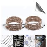 Airyfoot Kristal Taşlı Parlak Taşlı Ayakkabı Bağcığı 100 cm 1 Çift - Açık Kahverengi