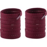 Airyfoot Spor Ayakkabı Bağcığı 120 cm Yassı Örgü Bağcık Bot Spor Bağcık 1 Çift ( Bordo )
