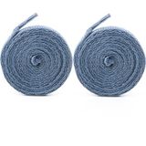 Airyfoot Spor Ayakkabı Bağcığı 120 cm Yassı Örgü Bağcık Bot Spor Bağcık 1 Çift ( Gri )