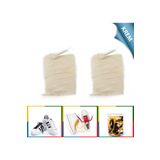AiryFooT Spor Ayakkabı Bağcığı Converse Ayakkabı Bağcık 120 Cm 1 Çift ( Krem )