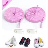 Airyfoot Takbırak Lastikli Ayakkabı Bağcığı, Bağlanmayan Akıllı Bağcık - Pembe