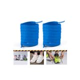 AiryFooT Ütülü Spor Ayakkabı Bağcığı Nike , Snekears , Adidas, Converse Ayakkabı Bağcığı 120 Cm ( Açık Mavi )