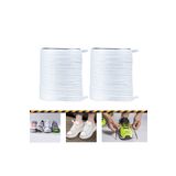 Airyfoot Ütülü Spor Ayakkabı Bağcığı Nike , Snekears , Adidas, Converse Ayakkabı Bağcığı 120 cm - Beyaz