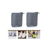 Airyfoot Ütülü Spor Ayakkabı Bağcığı Nike , Snekears , Adidas, Converse Ayakkabı Bağcığı 120 cm - Gri