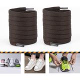 Airyfoot Ütülü Spor Ayakkabı Bağcığı Nike , Snekears , Adidas, Converse Ayakkabı Bağcığı 120 cm - Kahverengi
