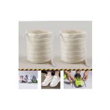 AiryFooT Ütülü Spor Ayakkabı Bağcığı Nike , Snekears , Adidas, Converse Ayakkabı Bağcığı 120 Cm ( Krem )