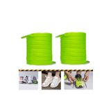 Airyfoot Ütülü Spor Ayakkabı Bağcığı Nike , Snekears , Adidas, Converse Ayakkabı Bağcığı 120 cm - Yeşil