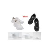 AiryFooT Yassı Spor Ayakkabı Bağcığı Çocuk Ve Az Delikli Ayakkabı Bağcığı 60 Cm ( Beyaz )
