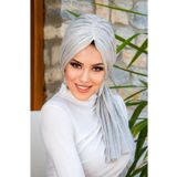 Aişe tesettür Gümüş Piliseli Dolama Bone