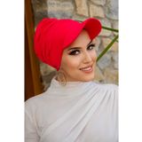 Aişe tesettür Kahverengi Havuz & Deniz Şapkası / Mayo Üstüne Kullanılabilir