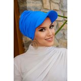 Aişe tesettür Mavi Havuz & Deniz Şapkası / Mayo Üstüne Kullanılabilir