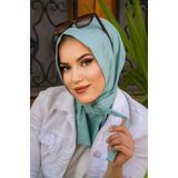 Aişe tesettür Mint Hazır Eşarp çok renkli