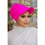 Aişe tesettür Neon Pembe Havuz - Deniz Şapkası Mayo Üstüne Kullanılabilir