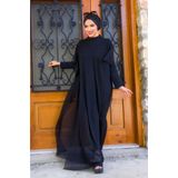 Aişe tesettür Siyah Tesettür Pareo Siyah