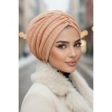 Aişe tesettür Somon Büzgülü Salaş Bone