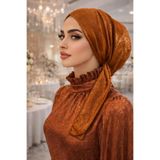 Aişe tesettür Taba Abiye Eşarp Bone