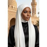 Aisha's Design Boynu Kapatan Ninja Boneli Pratik Penye Şal,PS-59,Krem