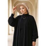 Aisha's Design Çıkarılabilir Arkası Fiyonklu Şapkalı Bone Türban,Taş,S-4A