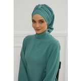 Aisha's Design HT-90 Mint Yeşili Aerobin Kumaş Hazır Türban