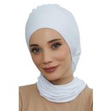 Aisha's Design Penye Hazır Türban,HT-96,HT-96 Beyaz