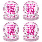 Aisosiks Kadın Kız Doğum Günü Partisi Süslemeleri, Its Me Hi Im the Birthday Girl Its Me Tabakları, Kadın Kızlar Popüler Şarkıcı Doğum Günü Partisi Malzemeleri, Kız Doğum Günü Partisi Tabakları, Pembe