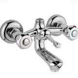 Aiwa Klasik Sabit Gümüş Banyo Mutfak Lavabo Batarya