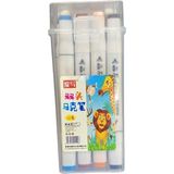 Aixie 双头马克笔 Çift Uçlu Marker Kalem Seti 12 Renk Broad & Fine Tip Sanat Kalemi Şeffaf Kutulu