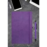 Ajanda Defter Roller Kalem Seti Hediyelik Kaliteli Set - Mor