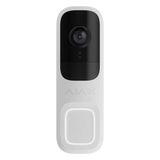 Ajax Doorbell 4Mp 6 Metre Ir Led Çift Yönlü Konuşma Onvıf Wıfı Görüntülü Kapı Zili Beyaz