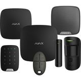Ajax Hub Kit Kablosuz Alarm Seti Duman Isı Co Dedektörü Keypad Dış Siren Dahil Siyah