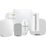 Ajax Hub Kit Kablosuz Hırsız Alarm Seti Su Baskın Dedektörü Keypad Dış Siren Dahil Beyaz