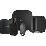 Ajax Hub Kit Kablosuz Hırsız Alarm Seti Su Baskın Dedektörü Keypad Dış Siren Dahil Siyah