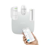 Ajax Kablosuz Alarm Seti - Hub+Siren+M.Kontak+Pır+Kumanda
