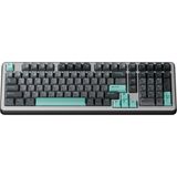 Ajazz AC100 Pro Hyacinth Switch 3 Modlu Rgb Mekanik Oyun Klavyesi-Alüminyum Kasa - Siyah - Mavi