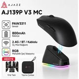 Ajazz AJ139P V3 Mc Siyah Kablosuz Oyuncu