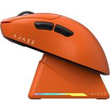 Ajazz AJ179 Apex Turuncu Şarjlı Optik Kablolu/Kablosuz Oyuncu Mouse