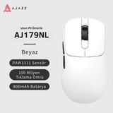 Ajazz AJ179 Nl Near-Link 3 Modlu 1000hz 26.000 Dpı 800 Mah Batarya Paw 3311 - Yeni Nesil Bağlantı Modu - Beyaz
