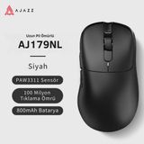 Ajazz AJ179 Nl Near-Link 3 Modlu 1000hz 26.000 Dpı 800 Mah Batarya Paw 3311 - Yeni Nesil Bağlantı Modu - Siyah